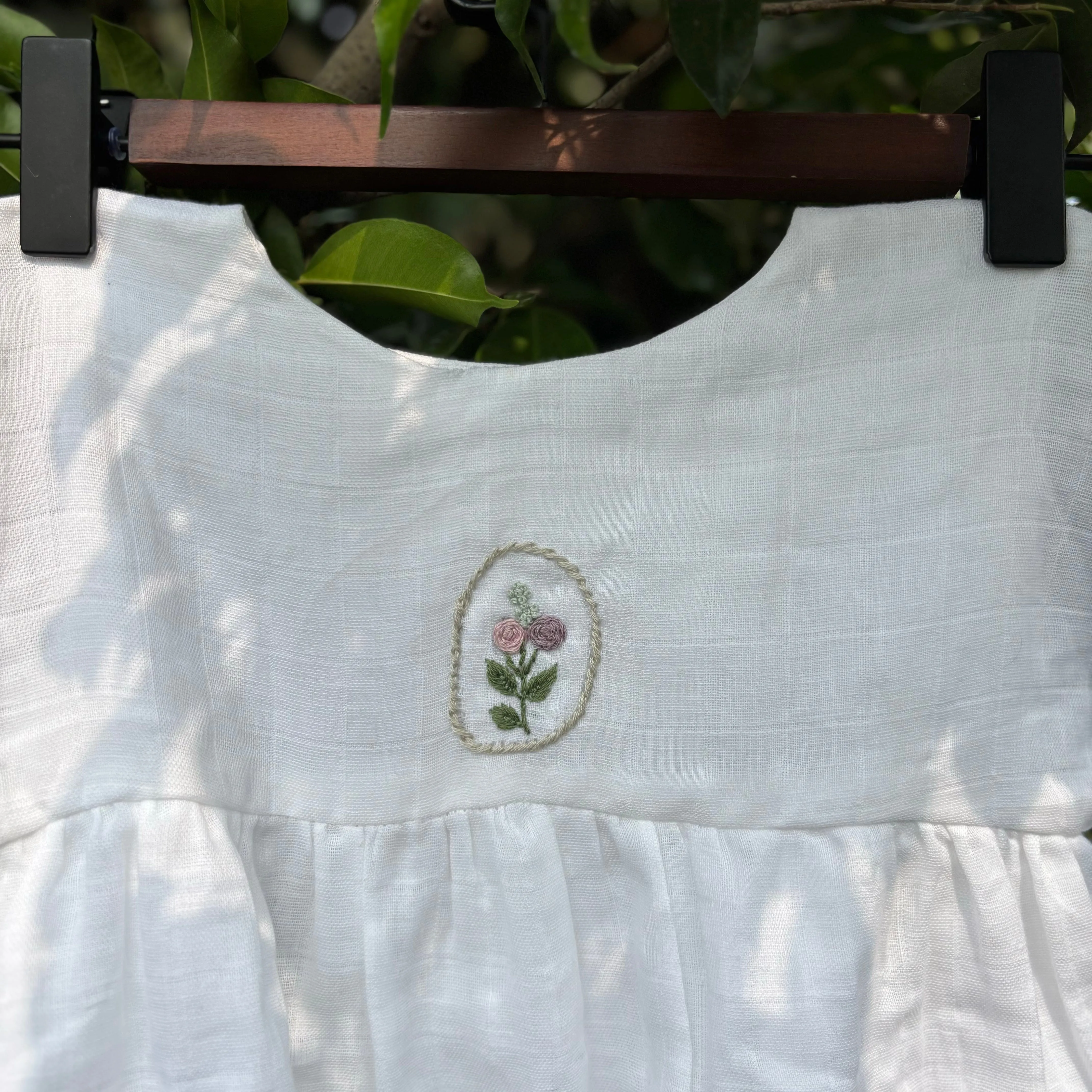 Organic Muslin Twirl Dress   Matching Underpants