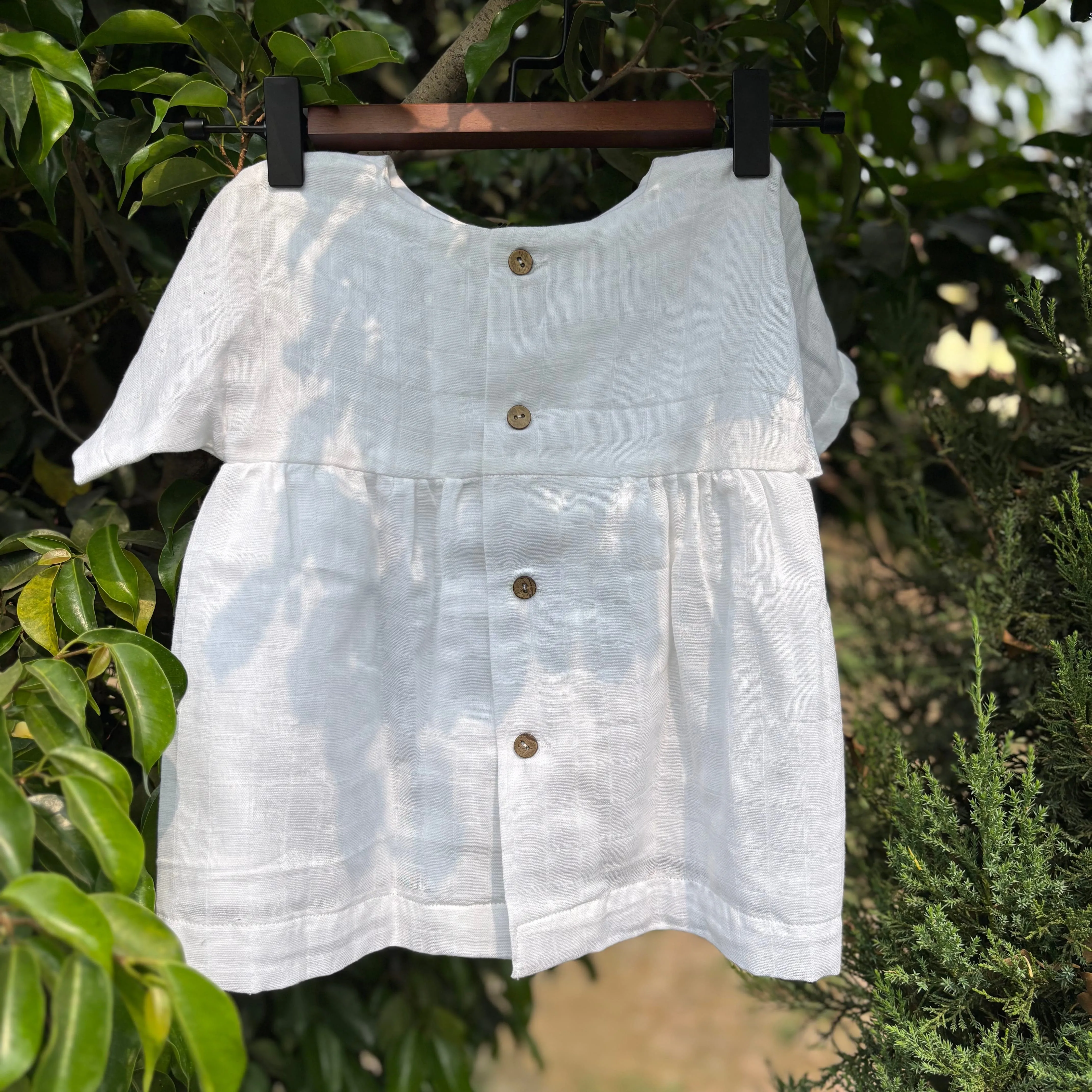 Organic Muslin Twirl Dress   Matching Underpants