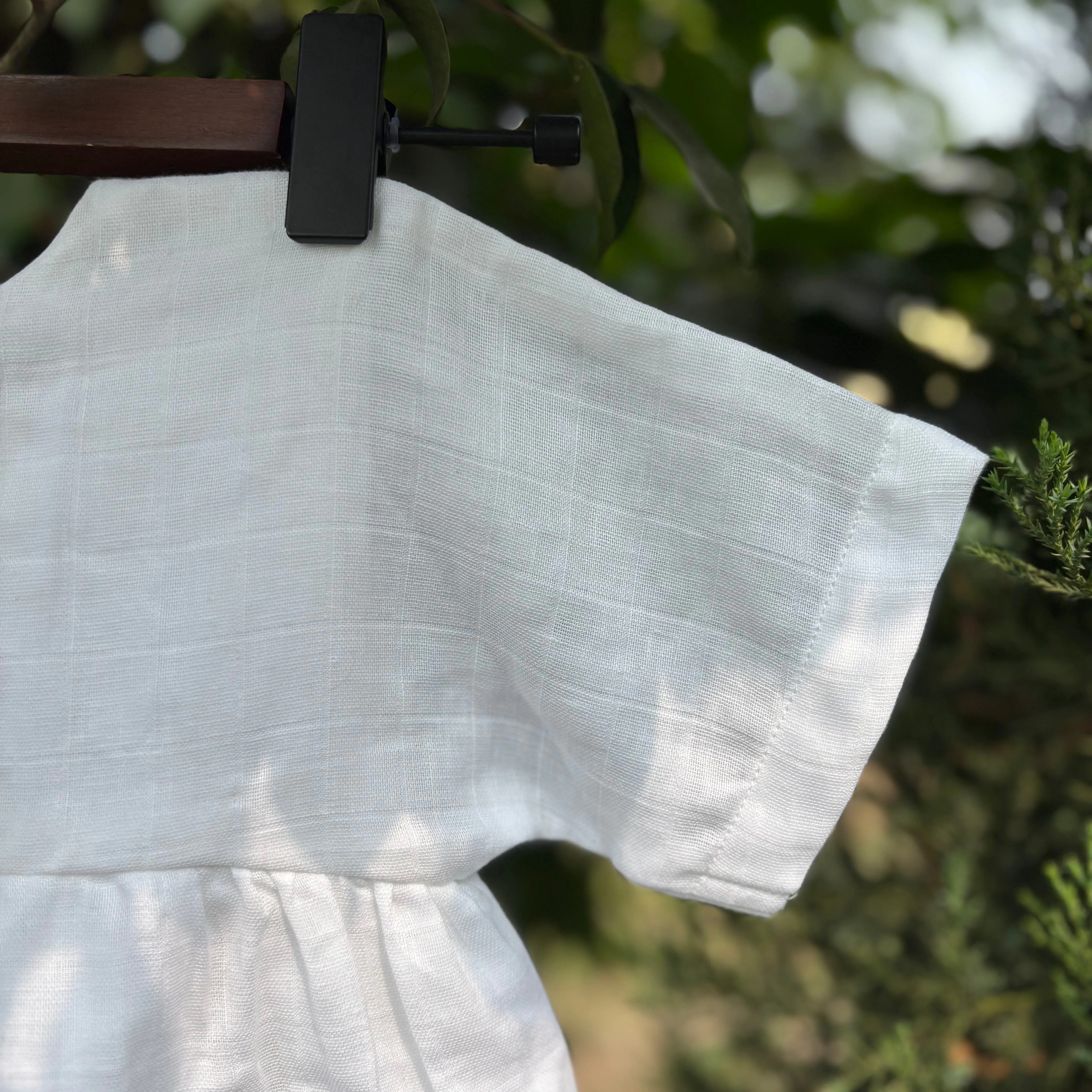 Organic Muslin Twirl Dress   Matching Underpants