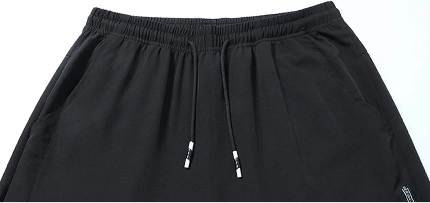Pants Men Women,Unisex Quick Dry Stretch Joggers Pants Soft Lightweight Hiking Trousers for Running Workout Casual