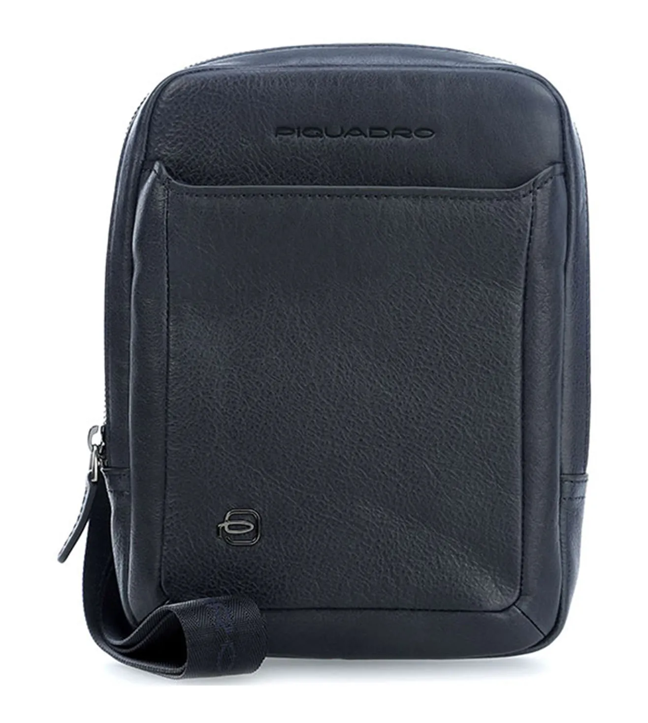 Piquadro Black Square Men's Blue Crossbody Bag