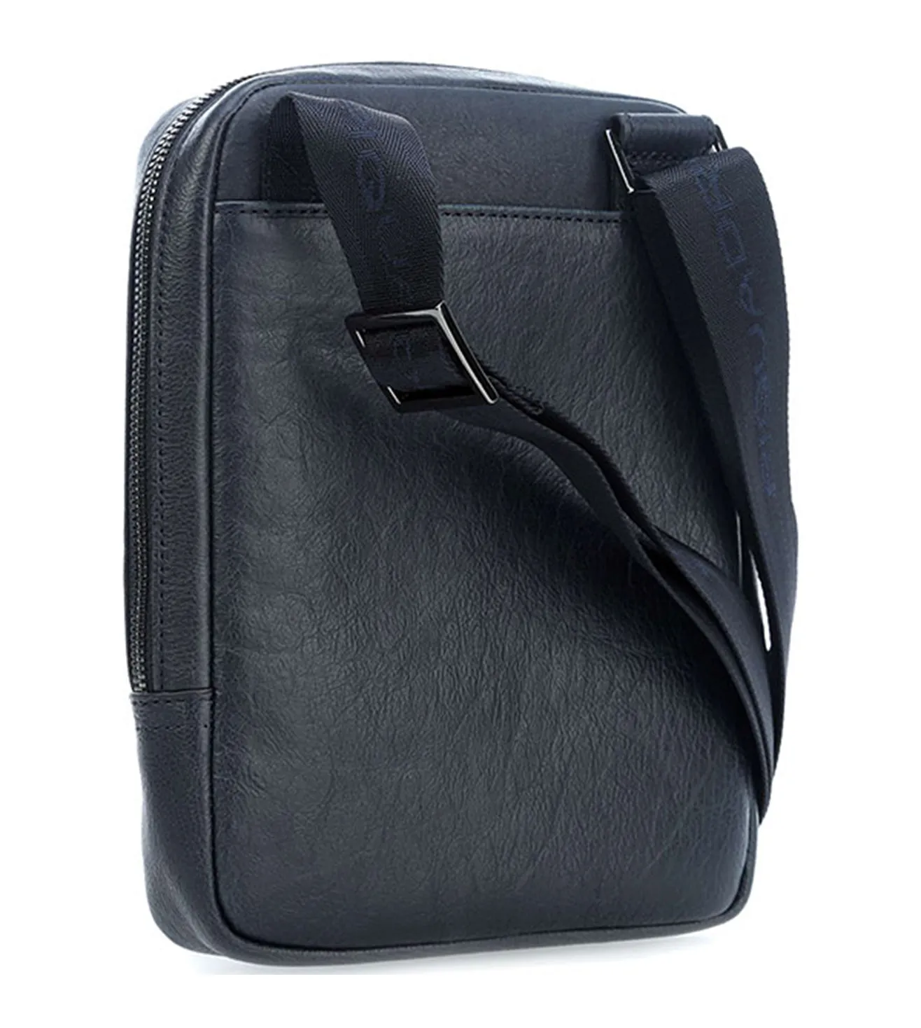 Piquadro Black Square Men's Blue Crossbody Bag