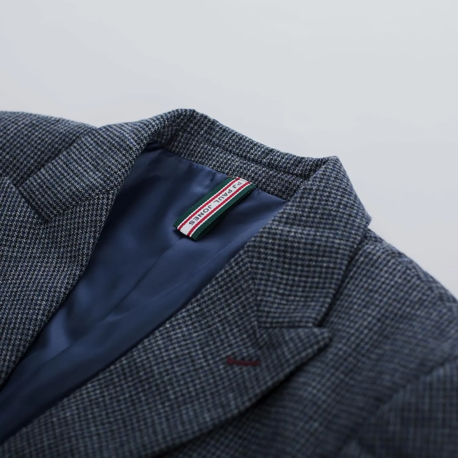 PJ PAUL JONES Men's Vintage Herringbone Tweed Blazers British Wool Blend Sport Coat Jacket