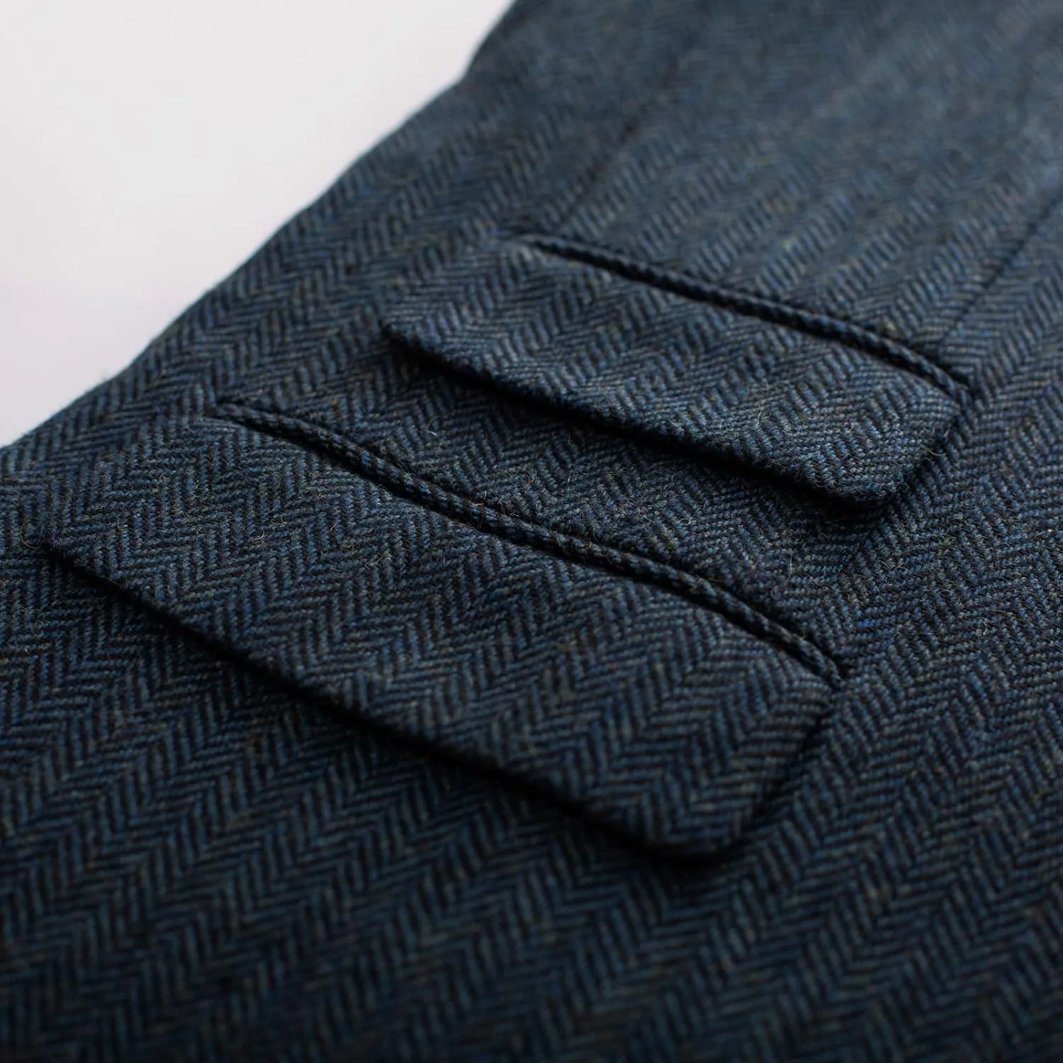PJ PAUL JONES Men's Vintage Herringbone Tweed Blazers British Wool Blend Sport Coat Jacket