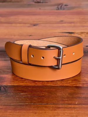 "Standard" 11oz Leather Belt in Saddle Tan