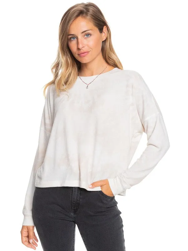 Roxy Current Mood Crew L/S Shirt-Tapioca