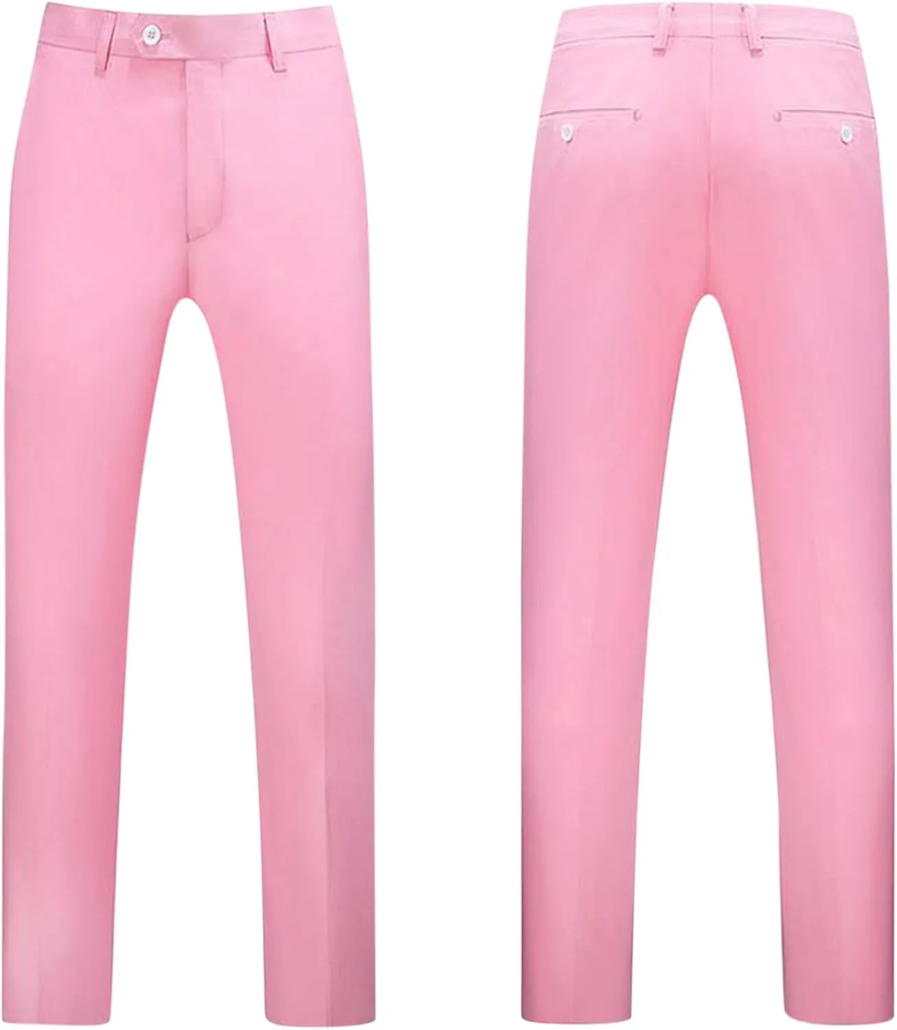 RTRDE Men's Pants Dress Pants Slim Fit Solid Color Skinny Trousers Casual Business Wedding Suit Pants, 31-40