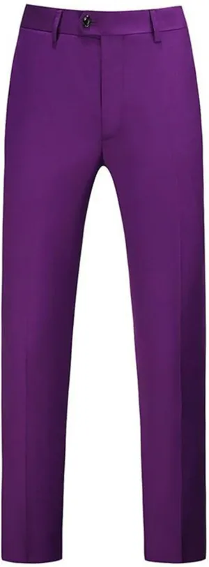 RTRDE Men's Pants Dress Pants Slim Fit Solid Color Skinny Trousers Casual Business Wedding Suit Pants, 31-40