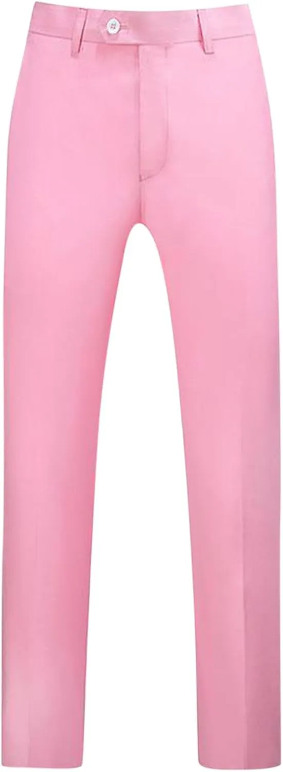 RTRDE Men's Pants Dress Pants Slim Fit Solid Color Skinny Trousers Casual Business Wedding Suit Pants, 31-40