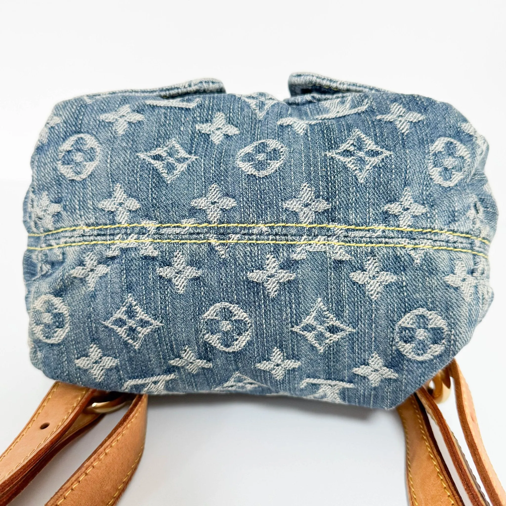 Sac a Dos PM Blue Monogram Denim