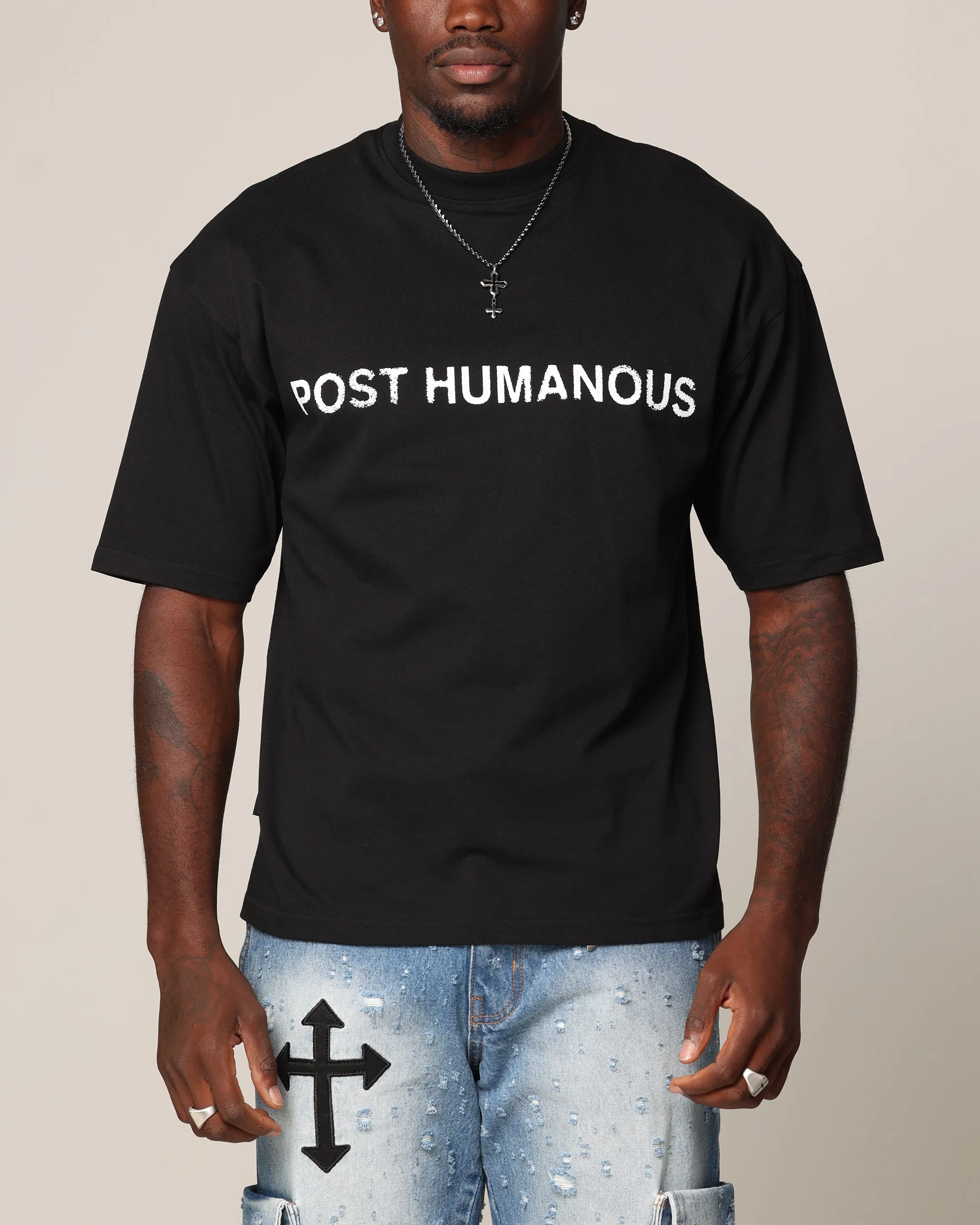 Saint Morta Post Humanous Patrol T-Shirt Black