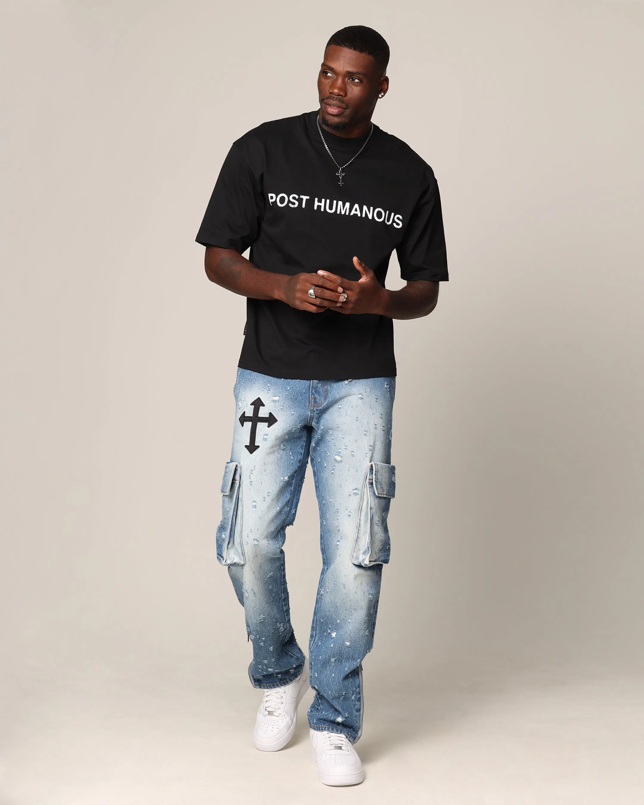 Saint Morta Post Humanous Patrol T-Shirt Black