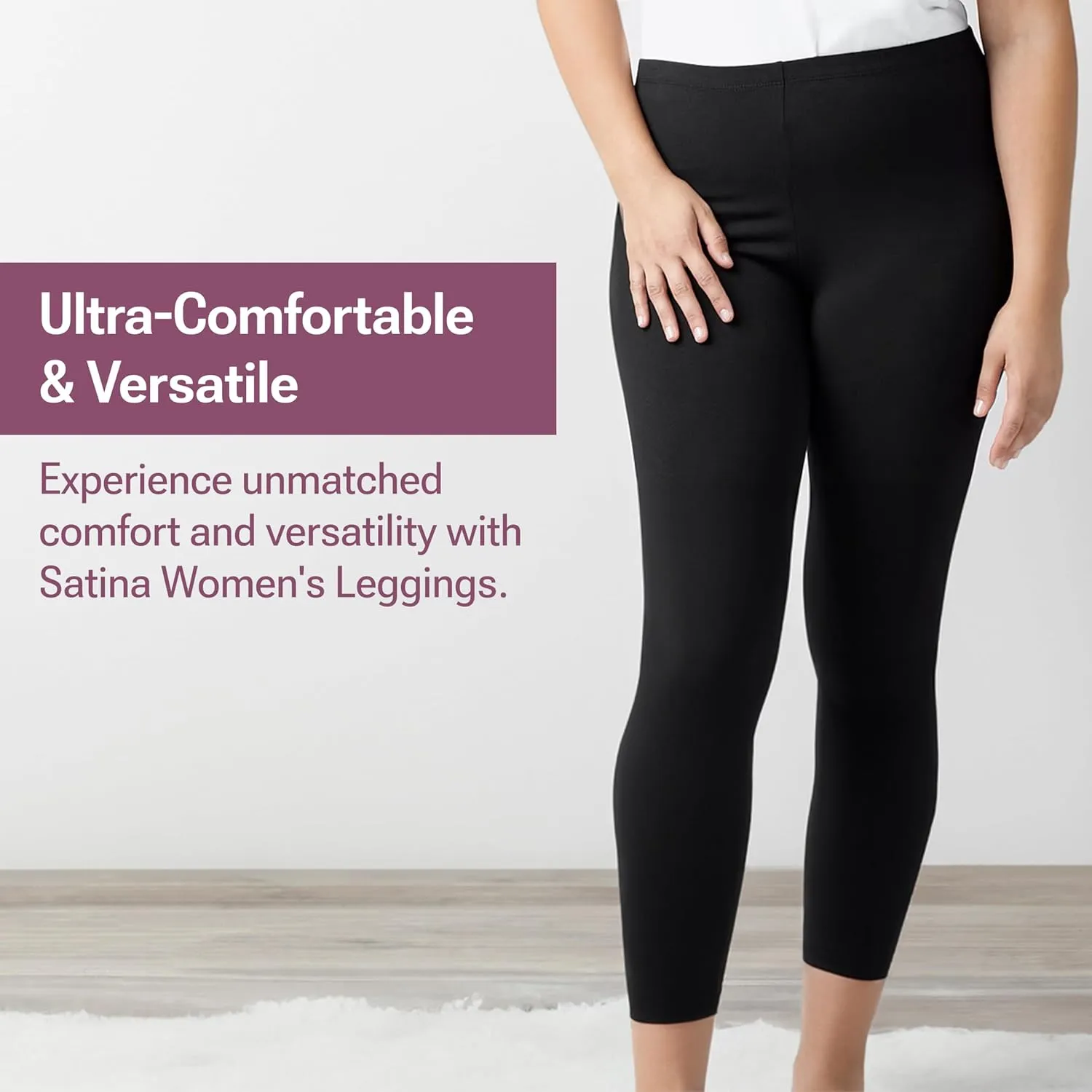 SATINA High Waisted Capri & Full Length Leggings Yoga