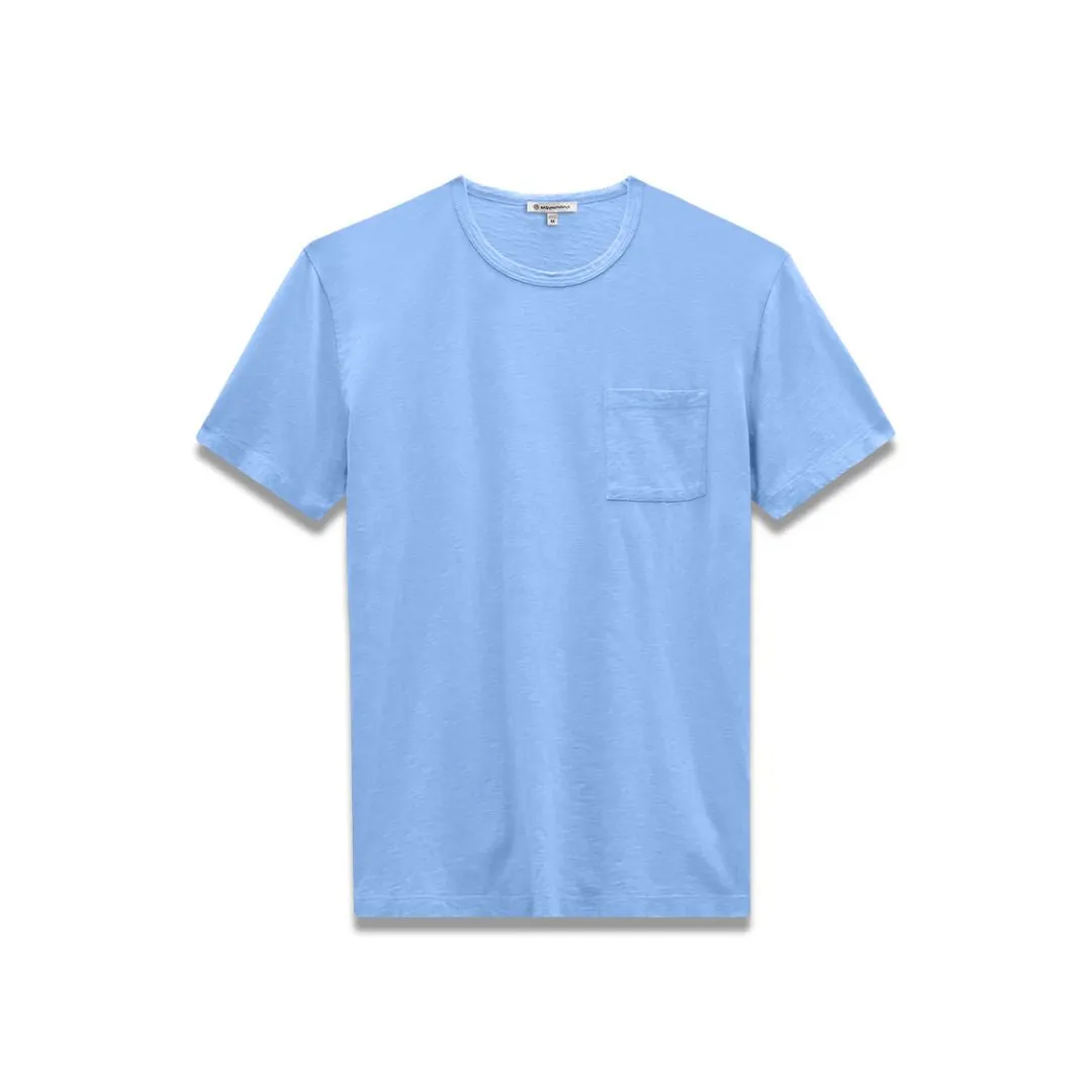 Slub Cotton T-Shirt (Washed Blue)