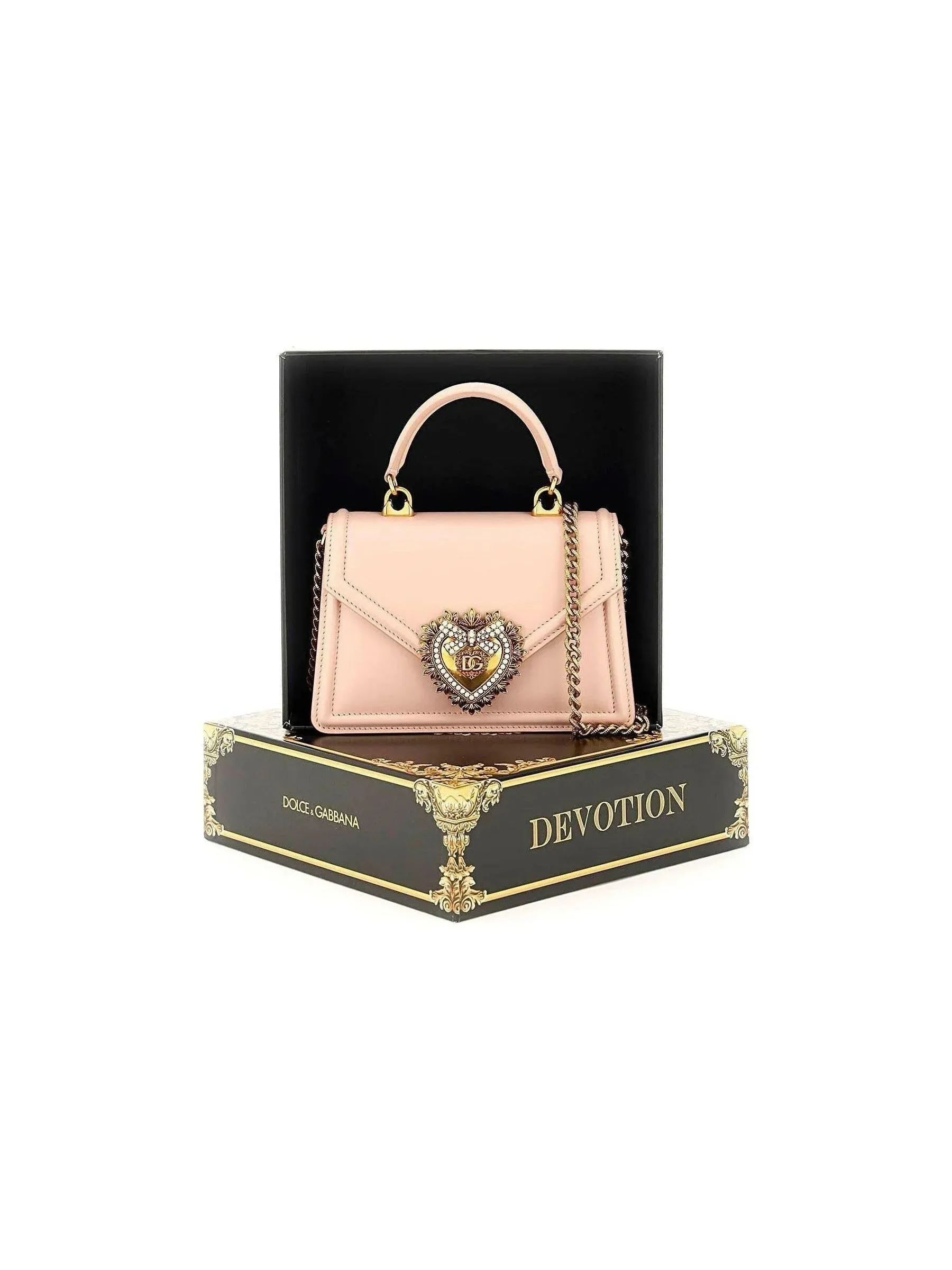 Small Devotion Calfskin Handbag