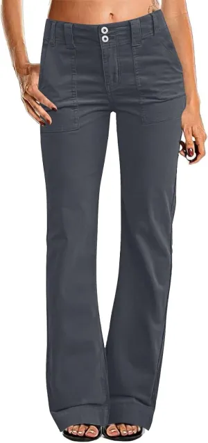 Sweatpants Women, High Waisted Casual Sweatpants Summer with Pockets Workout Print Lounge