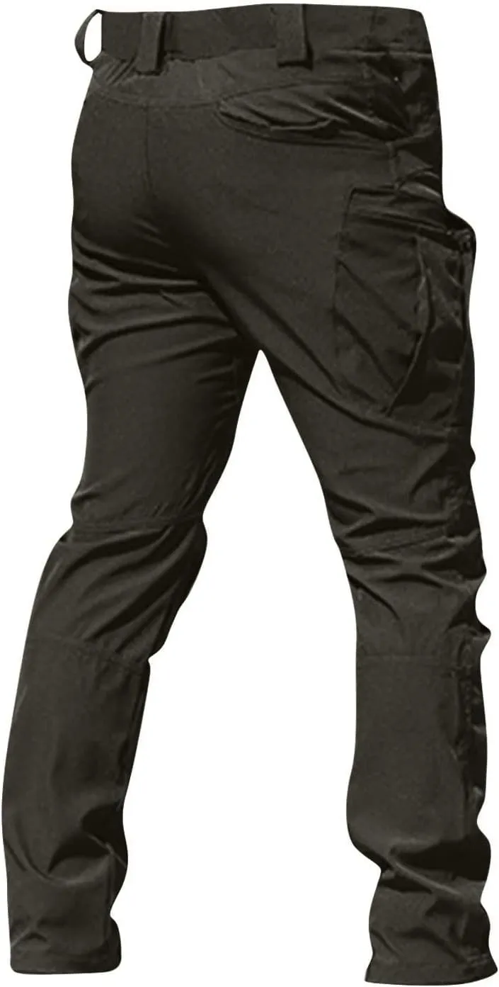 Tactical Pants for Men Slim Fit Stretch Work Pants Construction Cargo Hiking Cargo Pant Ripstop Waterproof Trousers