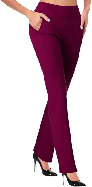 TANGNADE Formal Dress Pants for Women High Waist Slim Fit Suit Pants Trousers Dressy Casual Business Work Pant Slacks