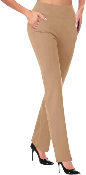 TANGNADE Formal Dress Pants for Women High Waist Slim Fit Suit Pants Trousers Dressy Casual Business Work Pant Slacks