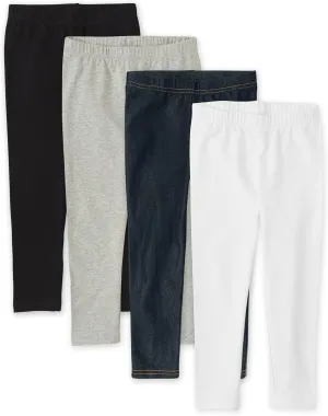 The Children's Place Girls' Capri Leggings Everyday Multipacks