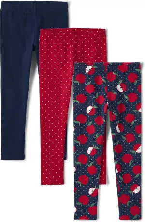 The Children's Place Girls' Printed Leggings 3-Pack