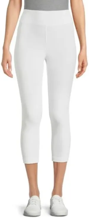 Time and Tru Women's Pull on Capri Leggings