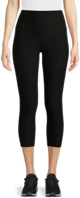 Time and Tru Women's Pull on Capri Leggings