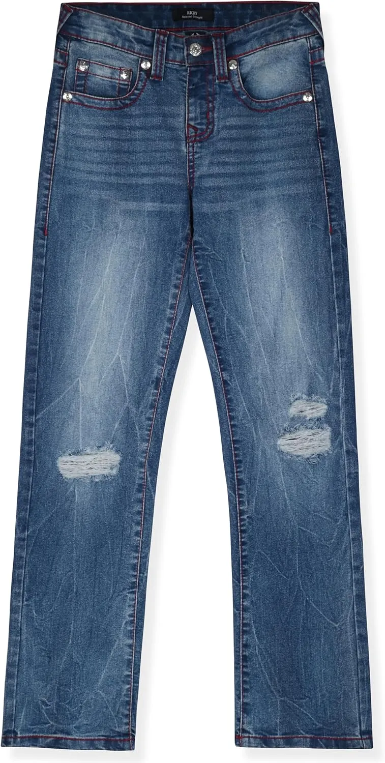 True Religion Boys Jeans Kids Stretch Denim Jeans for Boys