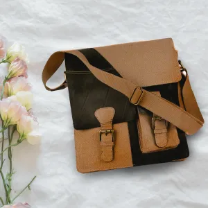 Upcycled Jute Sling Bag