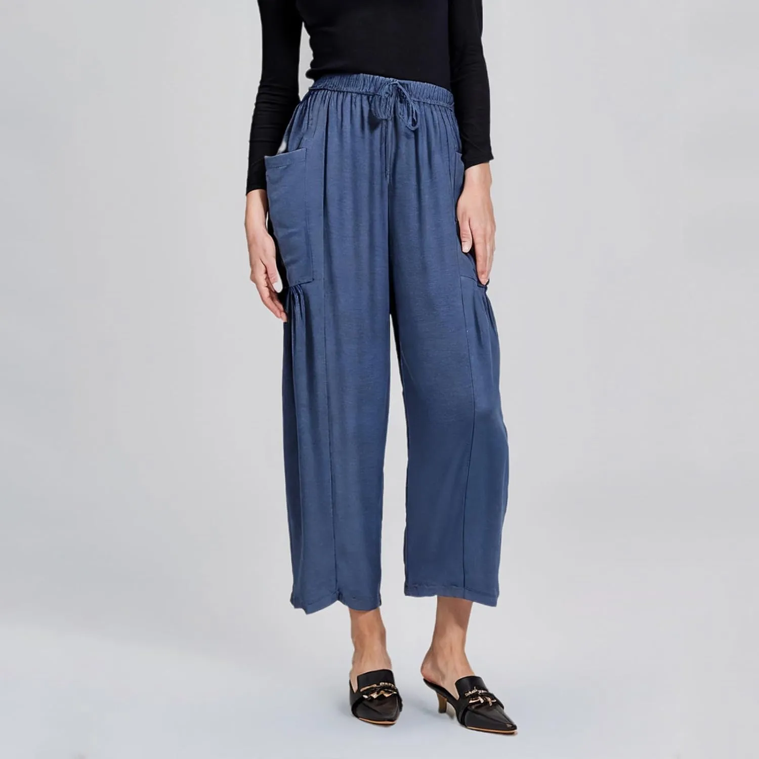 Women Pants Wide Leg Cotton Linen Pants Summer Trendy Beach Palazzo Lounge Trousers Casual Plus Size Vacation Clothes