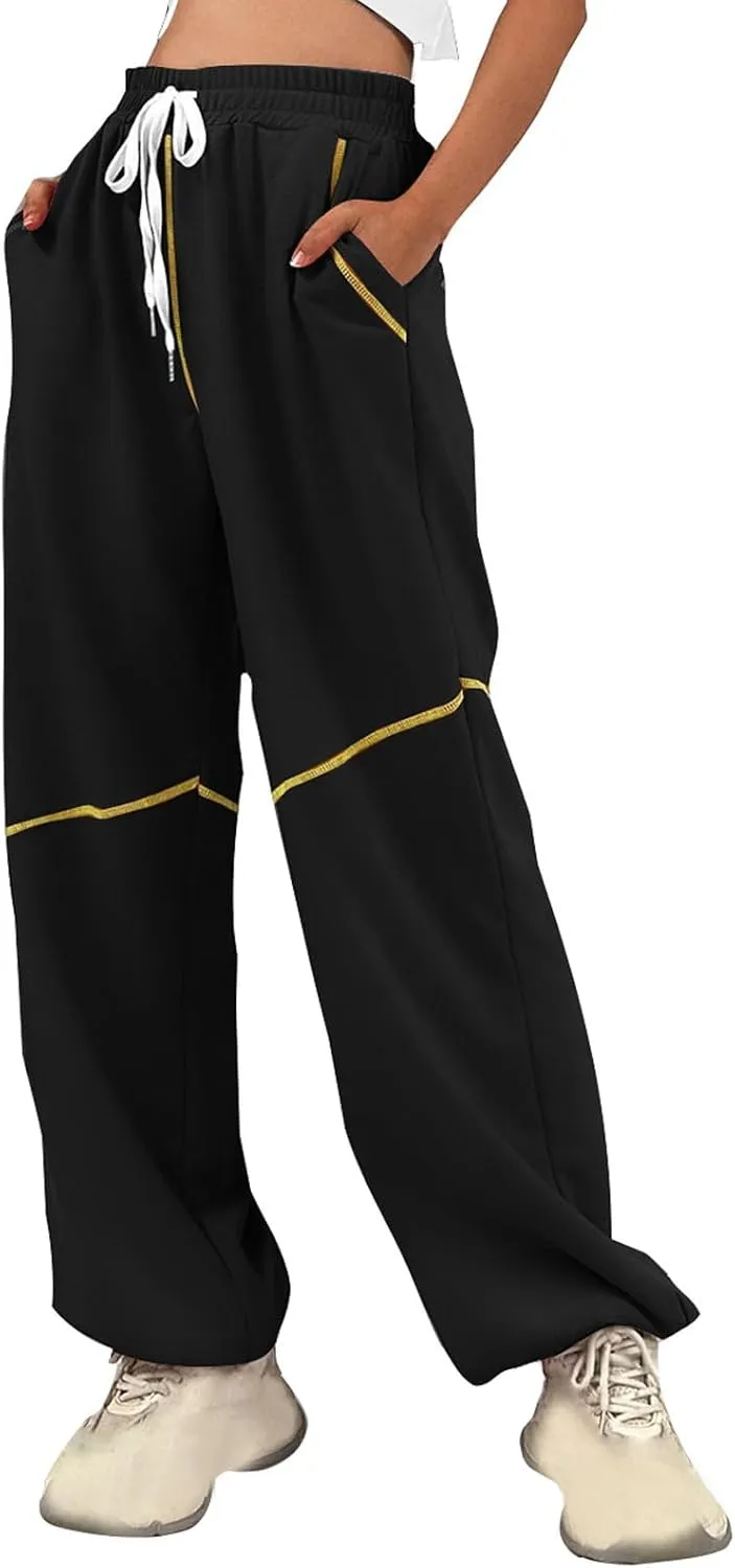 Women's 2024 Straight Leg Jeans High Waisted Capri Pants Slim Casual Denim Sports Pant Casual Dressy Pants Trousers
