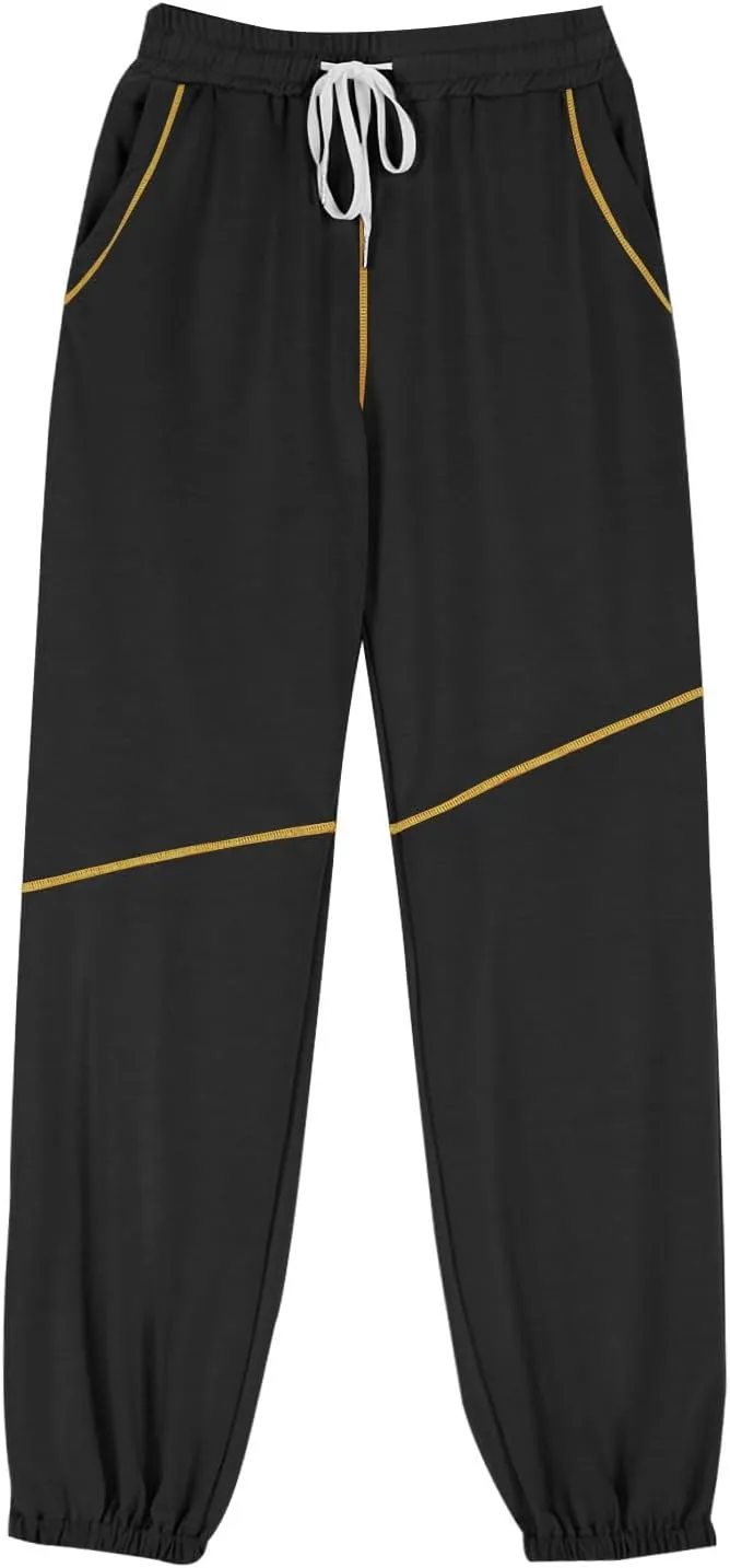 Women's 2024 Straight Leg Jeans High Waisted Capri Pants Slim Casual Denim Sports Pant Casual Dressy Pants Trousers