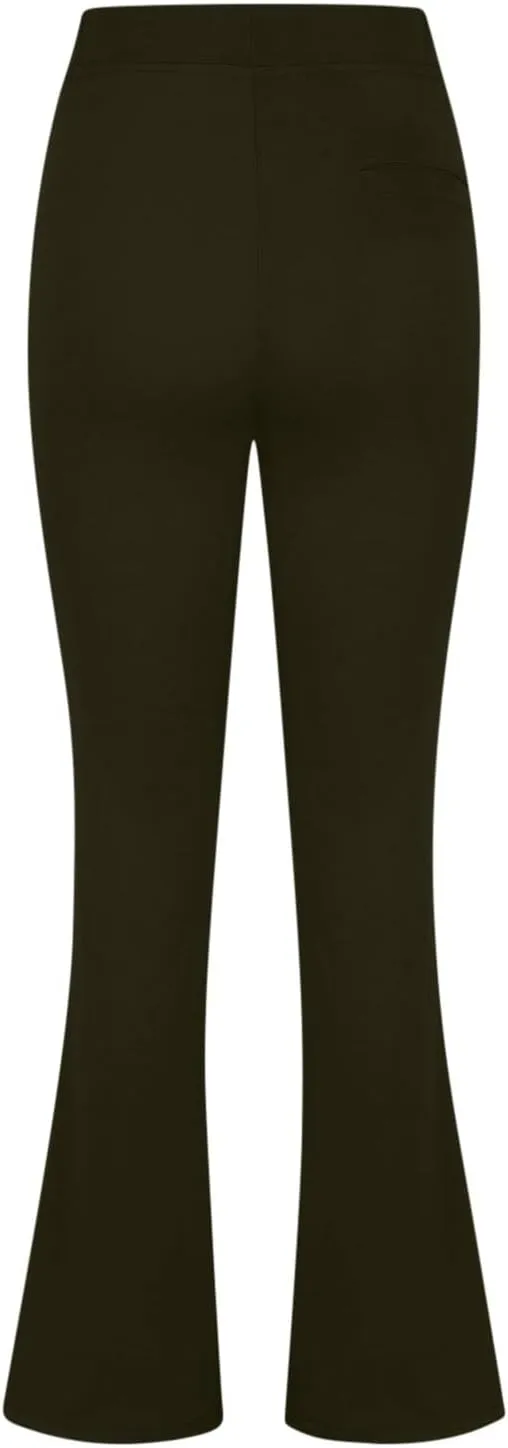 Womens Bootcut Dress Pants Stretchy Yoga Work Trousers High Waist Casual Flare Slacks Office Business Lounge Clothes