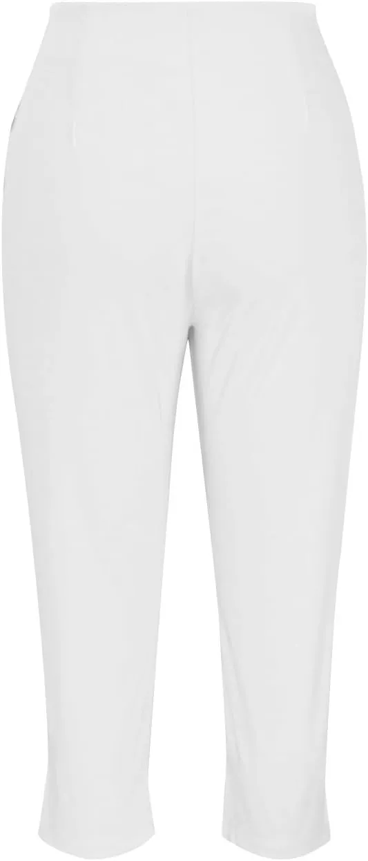 Women's Capri Dress Pants Stretch High Waisted Crop Office Work Pants Summer Casual Capris Slacks Yoga