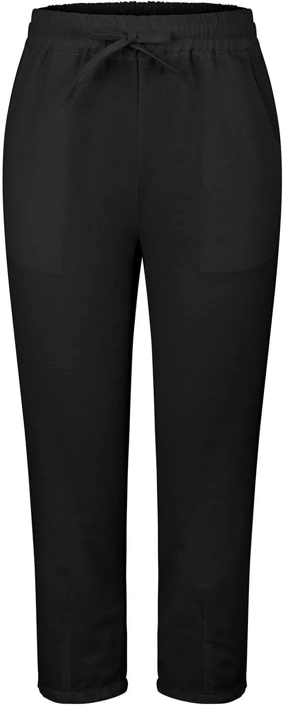 Womens High Waist Drawstring Straight Leg Linen Pants 2025 Summer Casual Beach Vacation Trousers with Pockets