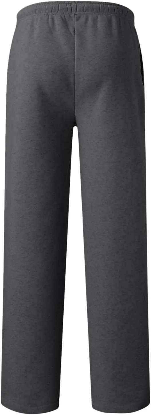 Womens Wide Leg Sweatpants Casual High Waist Baggy Sweatpants Boyfriend Fleece Jogger Pants with Pockets Trousers
