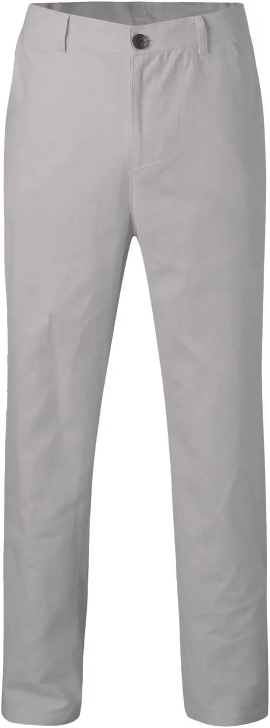 XUETON Mens Slim Fit Dress Pants Casual Business Office Work Skinny Pants Comfy Flat-Front Stretch Chino Golf Trousers