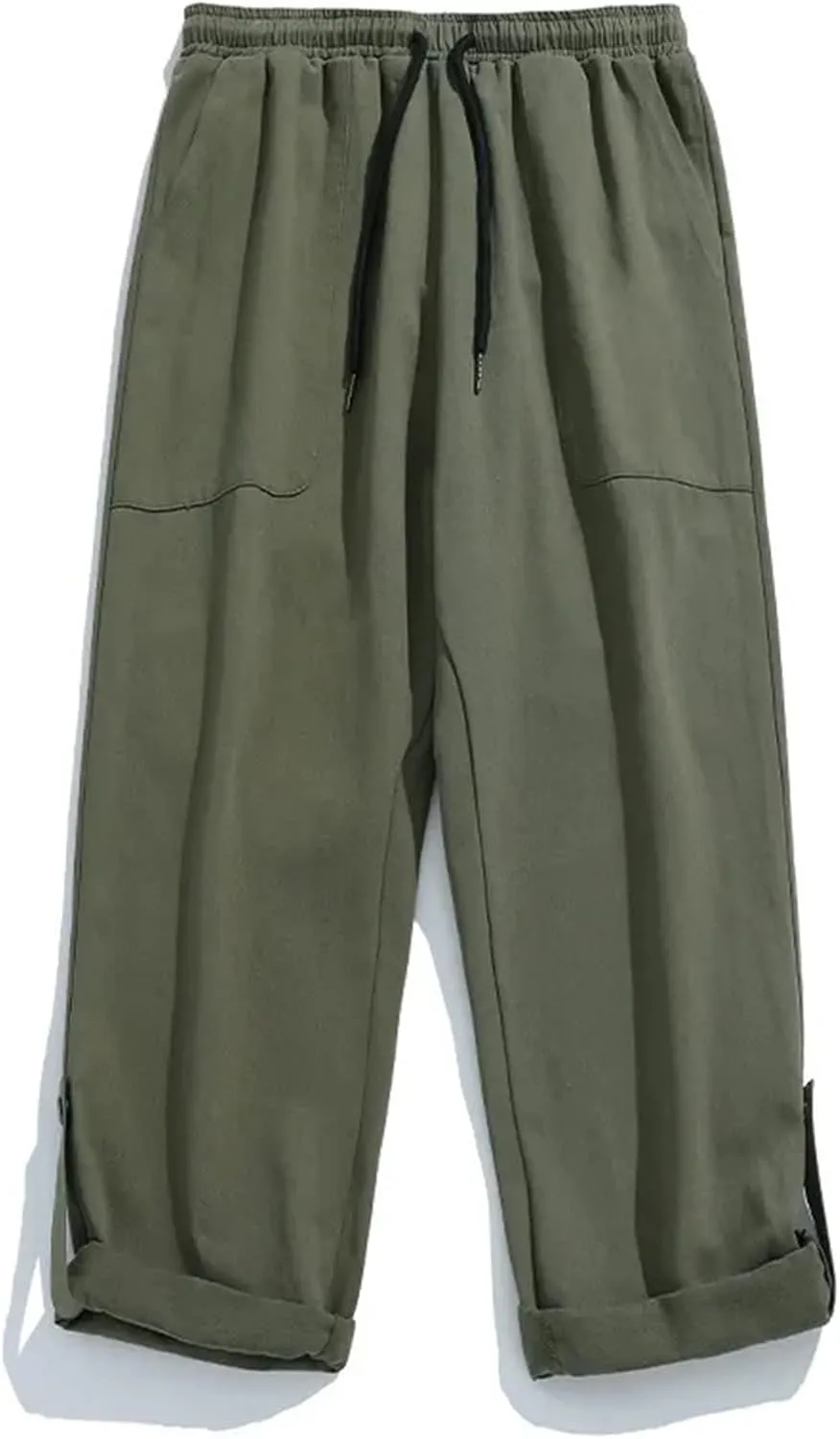 Ymosrh Men's Pants Loose Straight Leg Pants Casual for Men, M-5XL