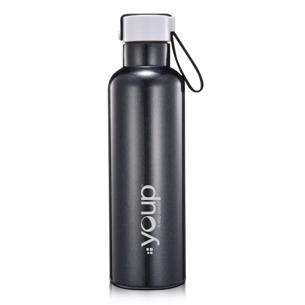 Youp Thermosteel Insulated Black Color Bottle Twinkle501 - 500 Ml