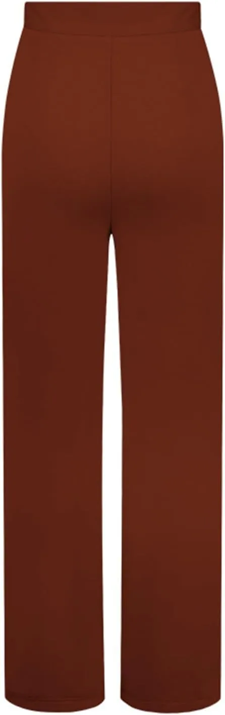 ZWRXW Wide Leg Suit Pants for Women Pleated Elegant High Waist Straight Long Pants Casual Loose Fit Solid Trousers